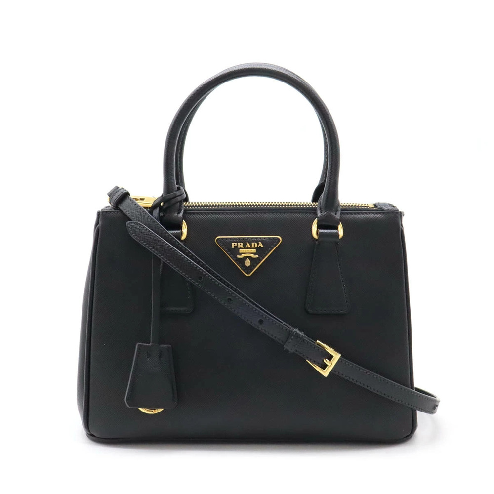Prada Galleria 2way Crossbody Saffiano Leather NERO Black